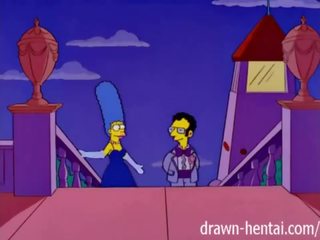 Simpsons अडल्ट क्लिप - marge और artie afterparty