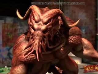 Lascivious Demon Strikes Again Monster Hentai 3D: Free x rated video dc